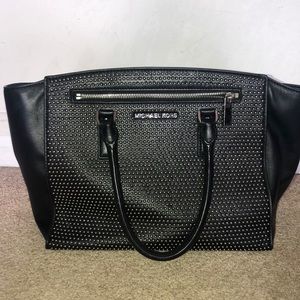 Michael Kors Selma Microstudded Satchel